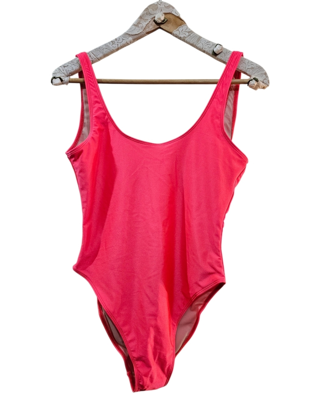 Dixperfect Malibu Retro 80s/90s Inspired High Cut Low Back One Piece Medium NWT